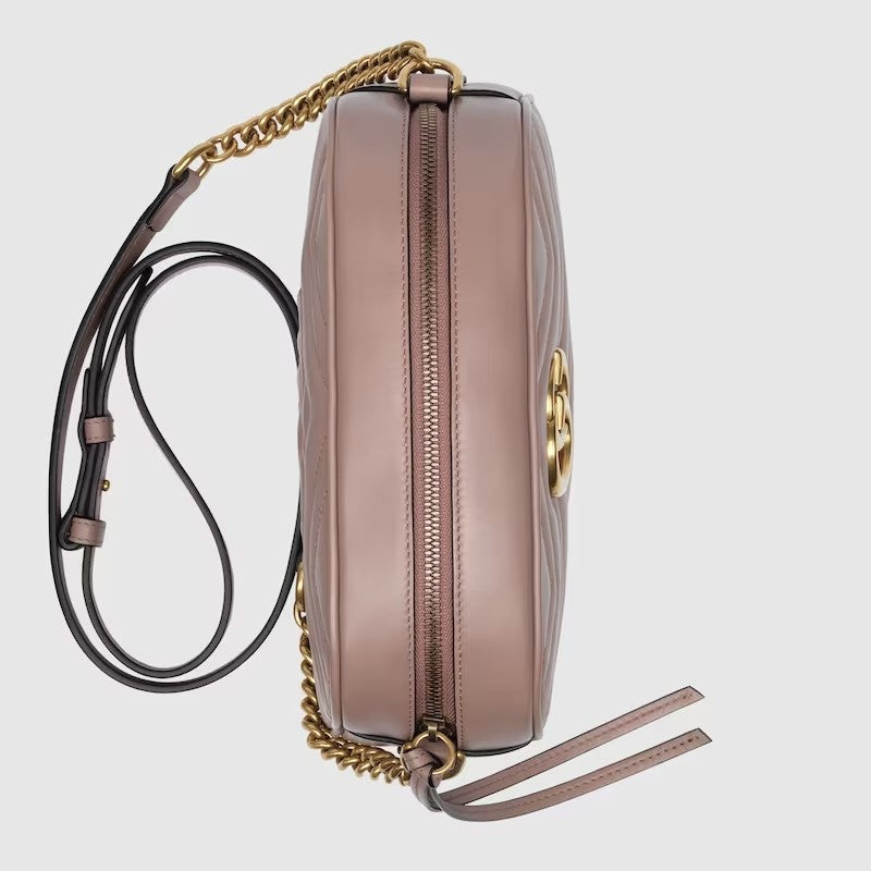 Borsa Gucci a tracolla piccola GG Marmont 447632 DTD1T 5729