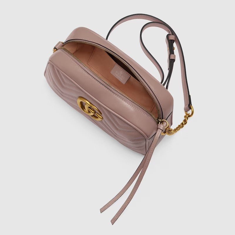 Borsa Gucci a tracolla piccola GG Marmont 447632 DTD1T 5729