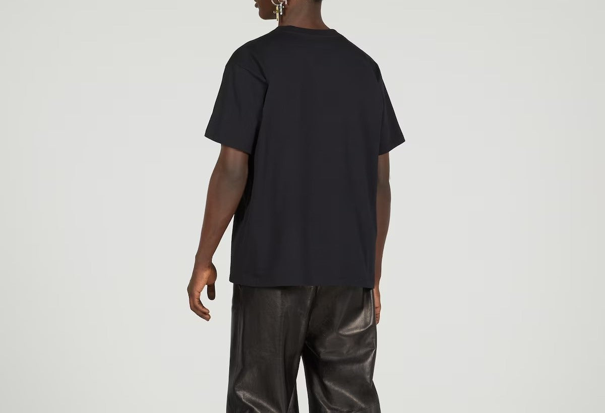 T-shirt in cotone con stampa Gucci Blade 616036 XJFF9