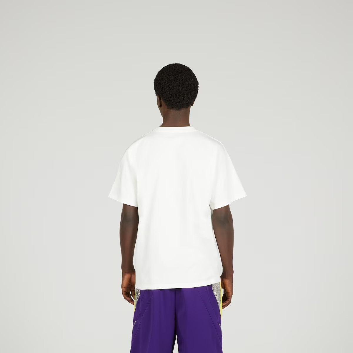 T-shirt in cotone con stampa Gucci Blade 616036 XJFF9