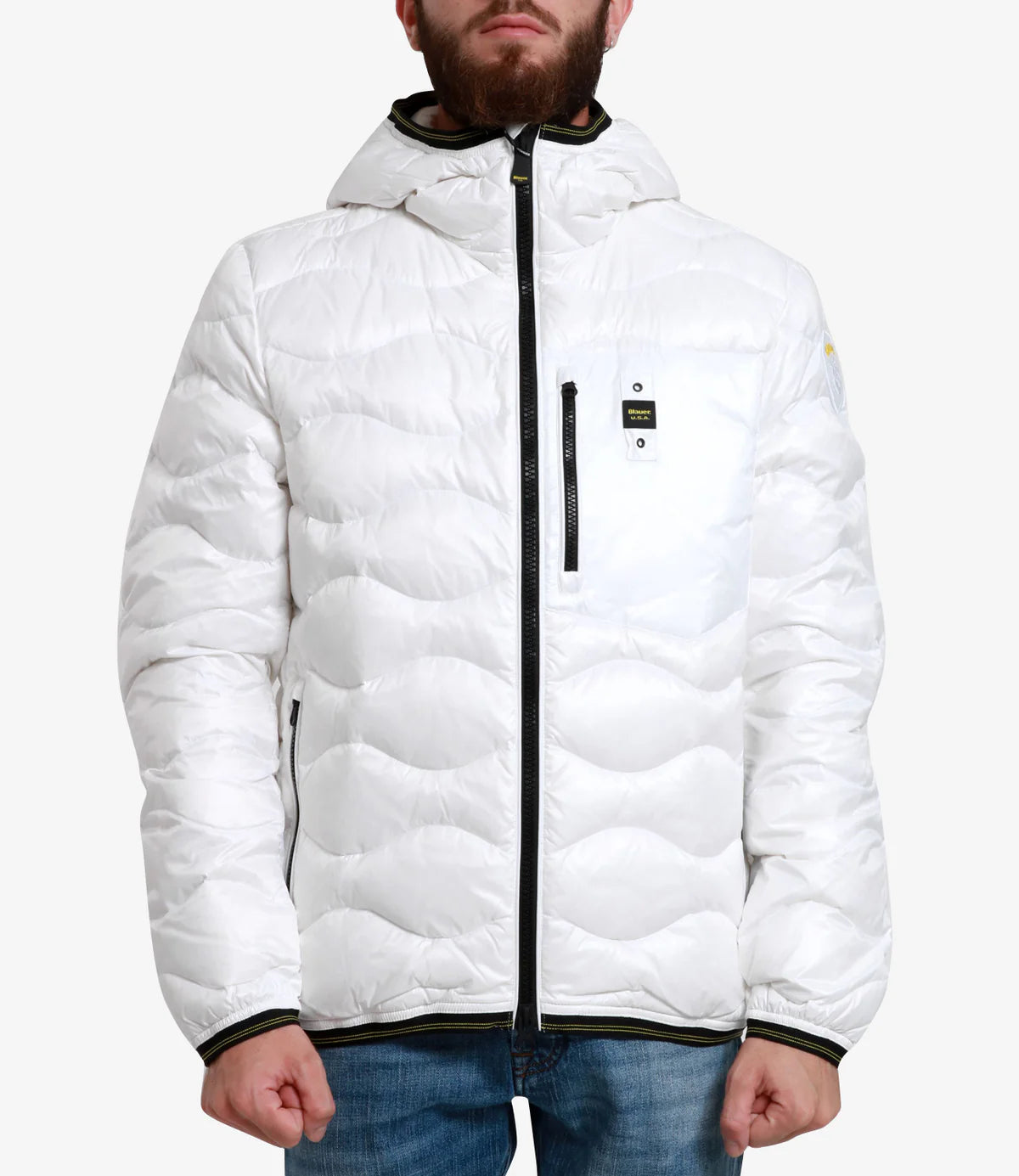 Blauer Piumino Wave