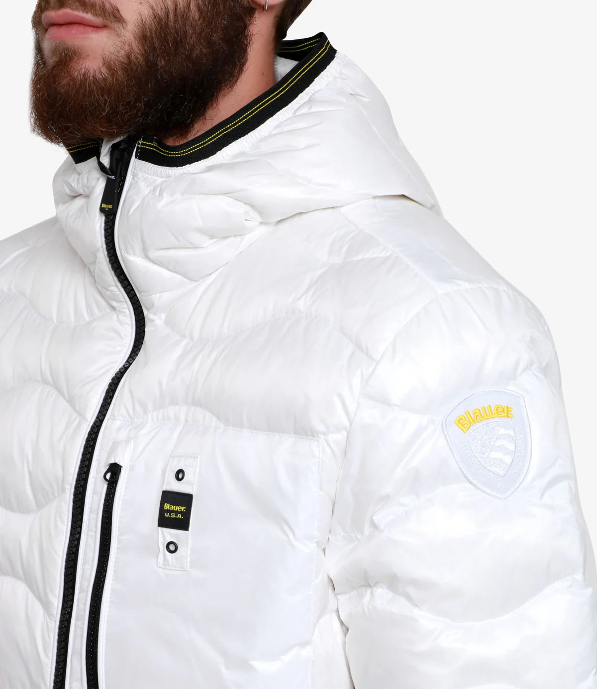 Blauer Piumino Wave