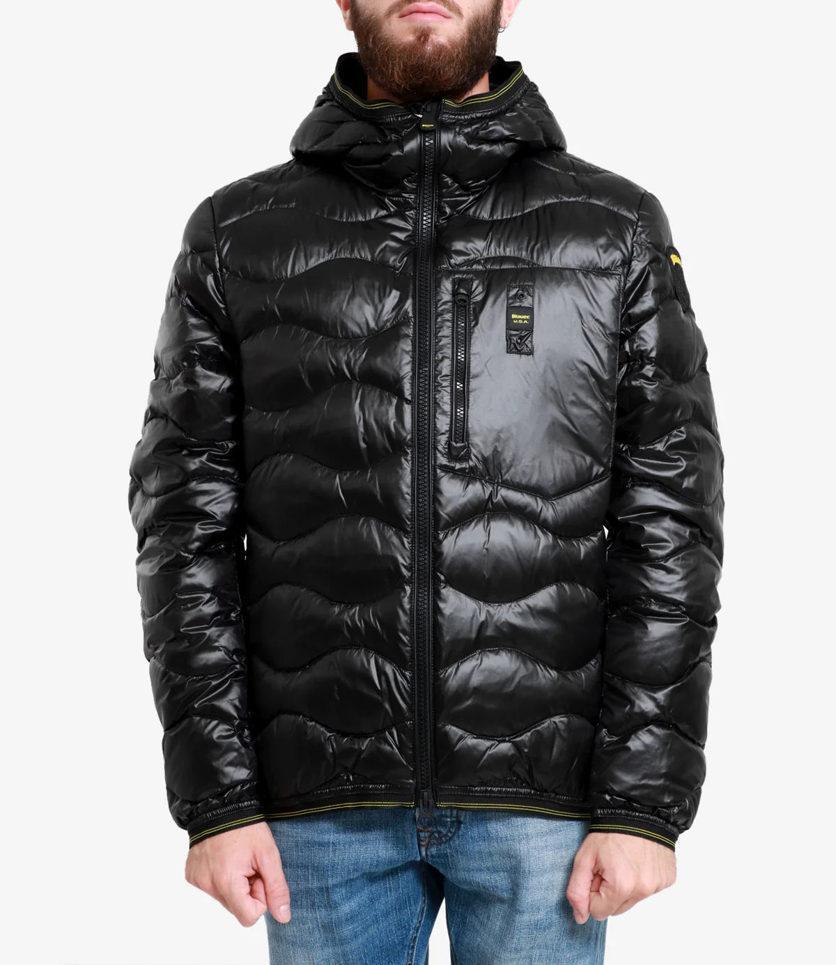 Blauer Piumino Wave