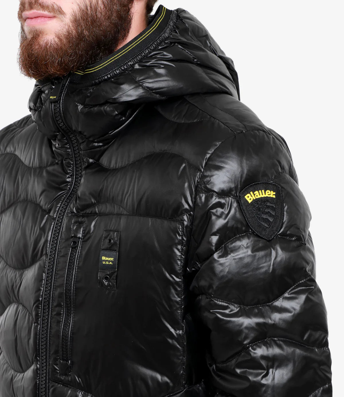 Blauer Piumino Wave